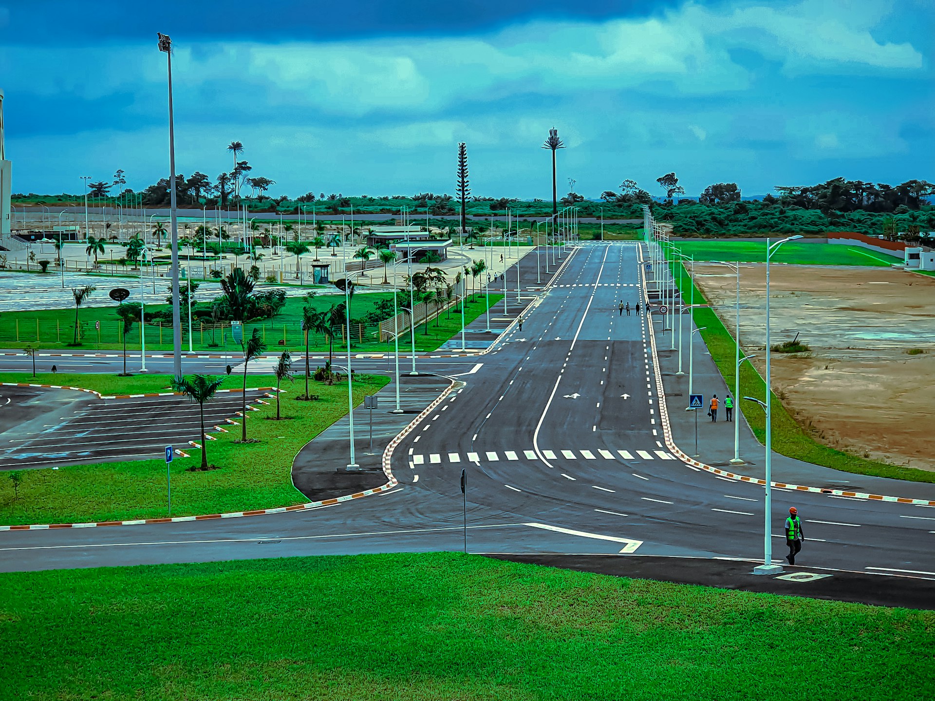 Abords du stade d'Ebimpé, Abidjan